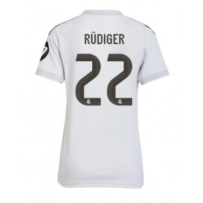 Real Madrid Antonio Rudiger #22 Hjemmebanetrøje Dame 2025-26 Kortærmet